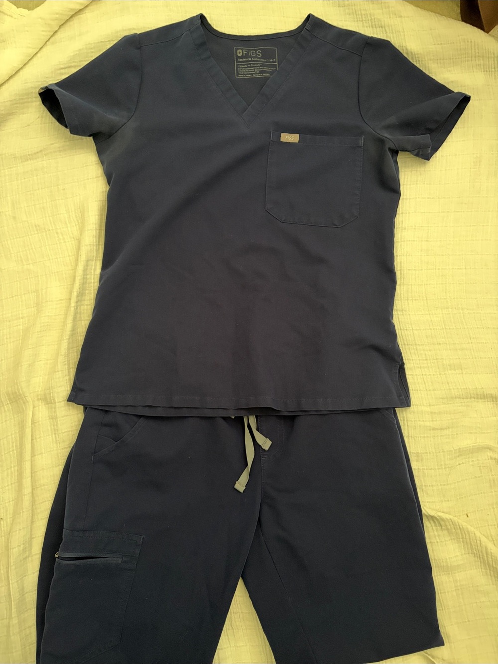 Navy blue scrubs